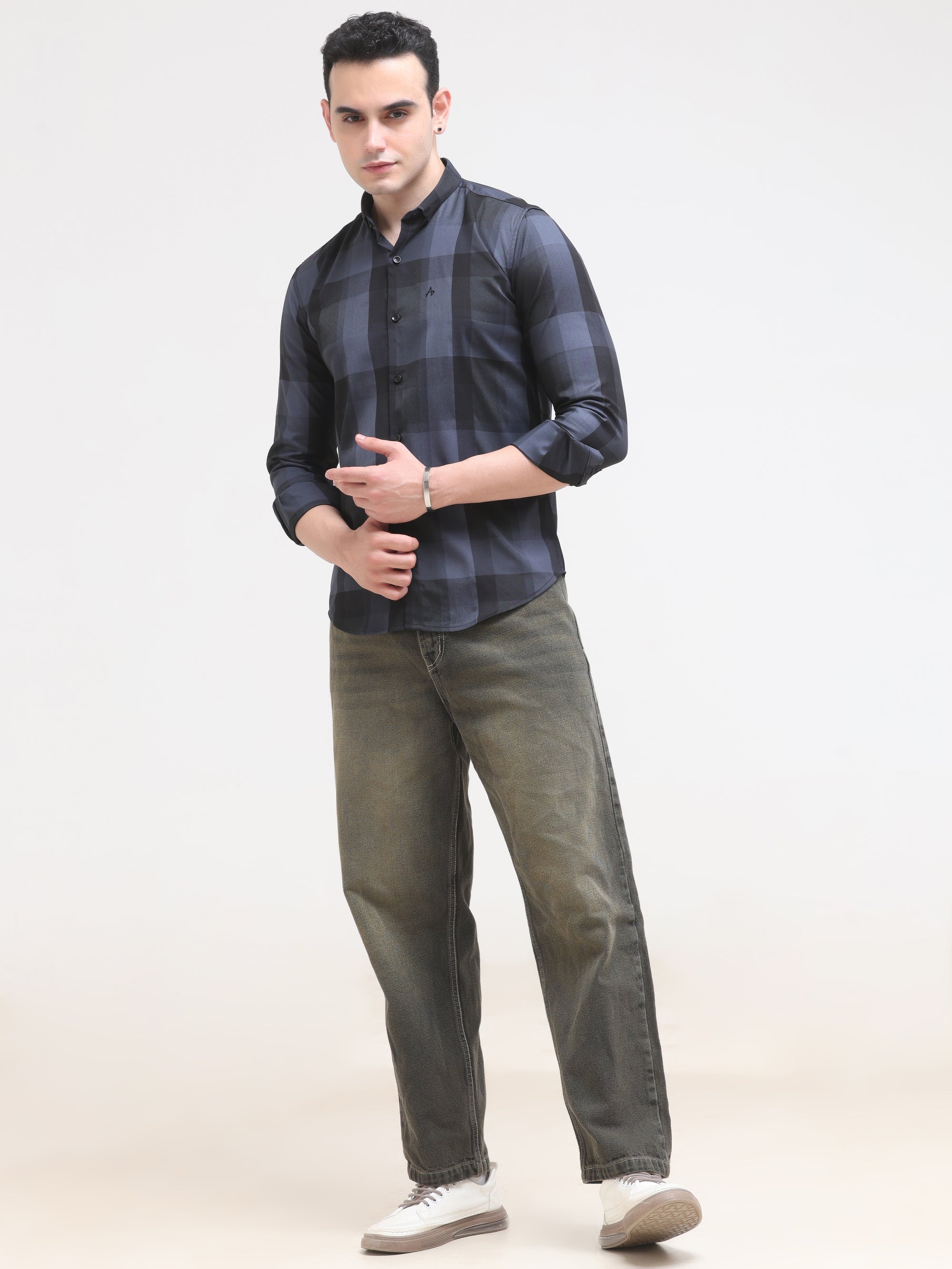 Midnight Blue Slim Fit Shirt