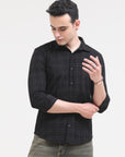 Black Slim Fit Shirt