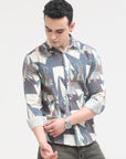 Beige Slim Fit Shirt