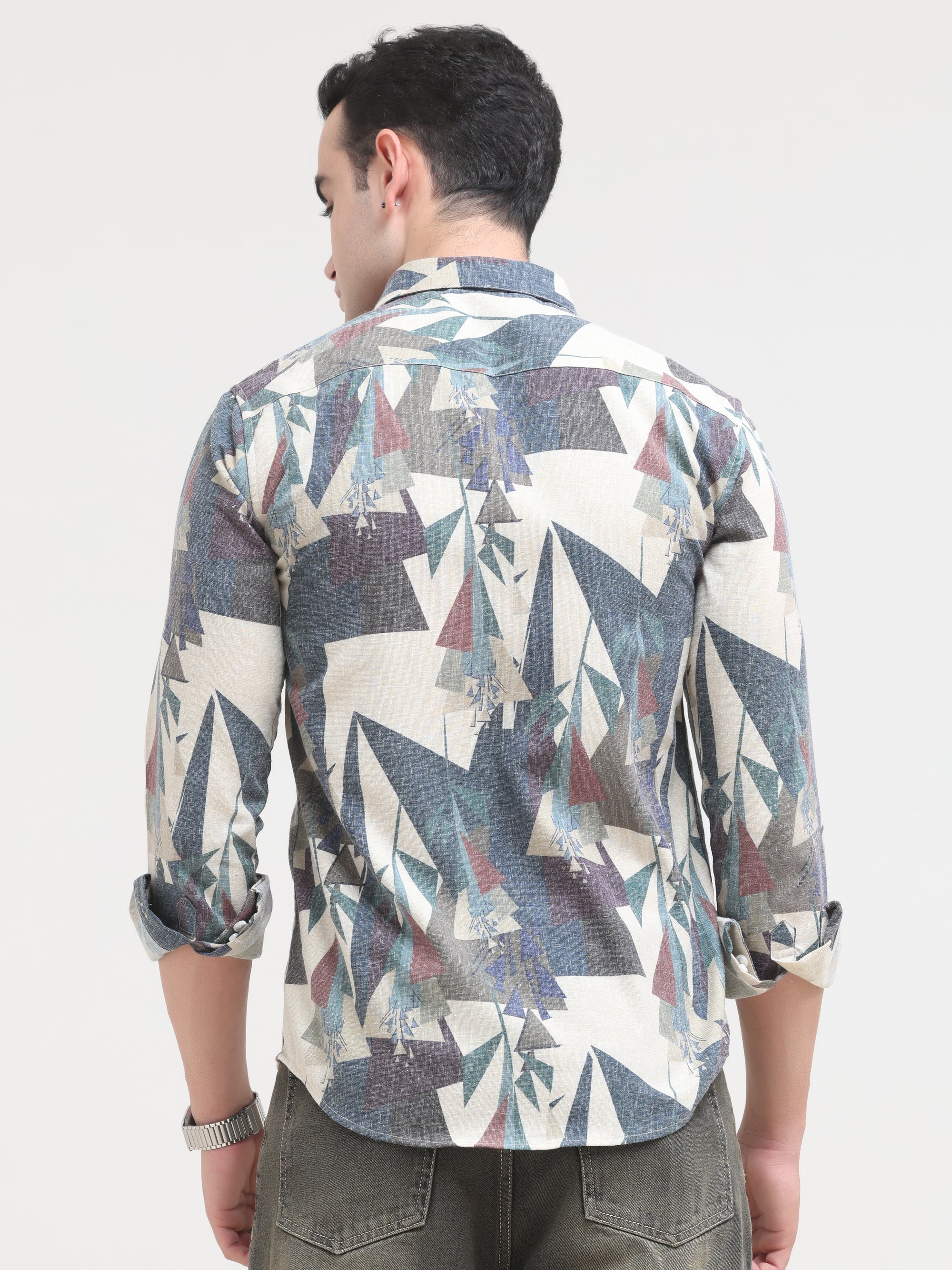 Beige Slim Fit Shirt