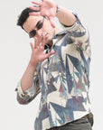Beige Slim Fit Shirt