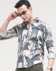 Beige Slim Fit Shirt