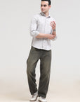 Grey Tapered Fit Shirt