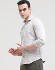 Grey Tapered Fit Shirt