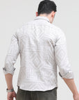 Grey Tapered Fit Shirt