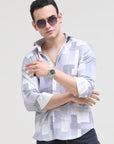 Fossil Grey Tapered Fit Shirt