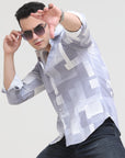 Fossil Grey Tapered Fit Shirt