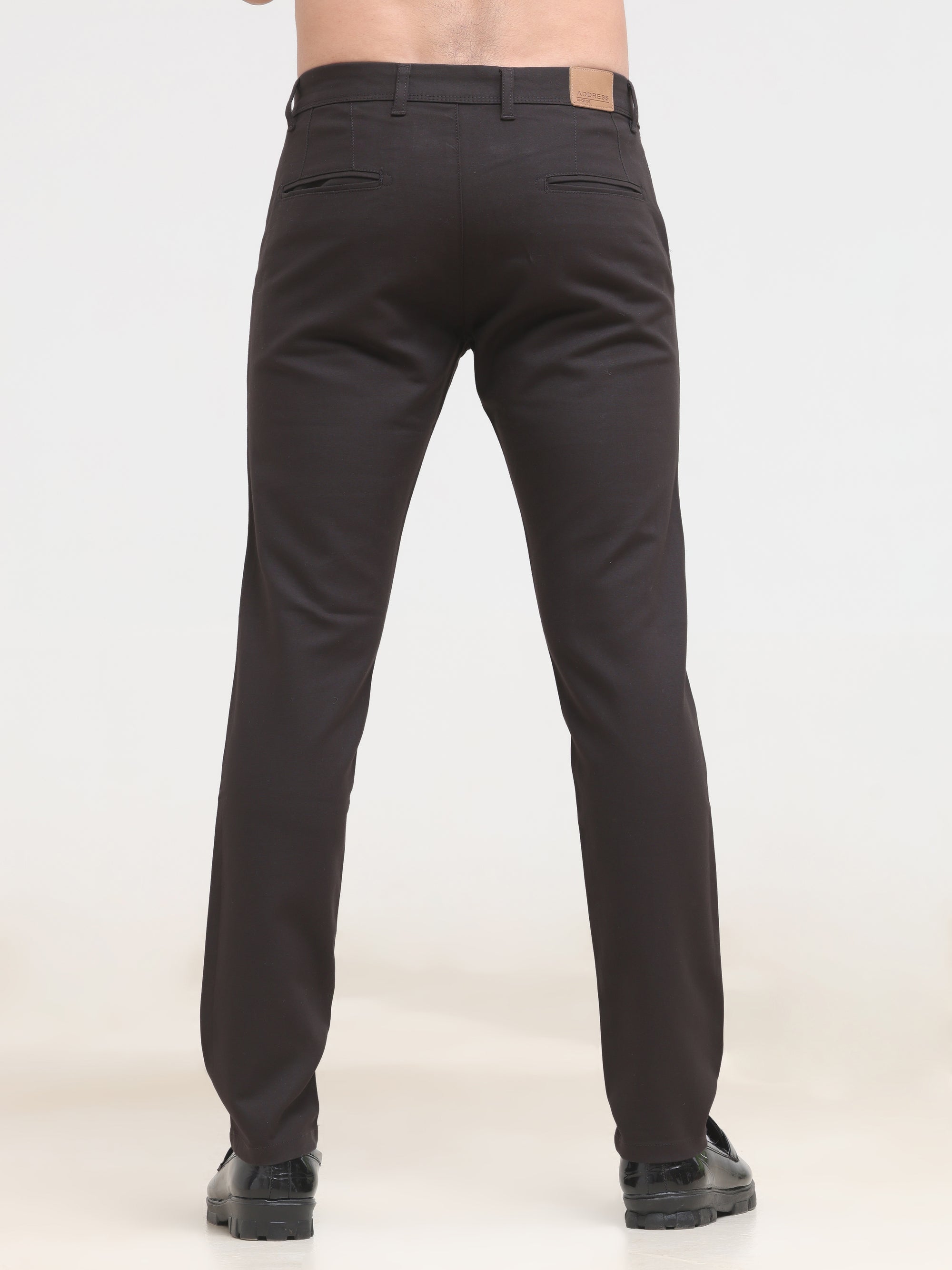 Ankle Fit Cotton Trousers
