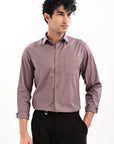 Elite Oxford Tapered Fit Full Sleeve Shirt – Old Lavender