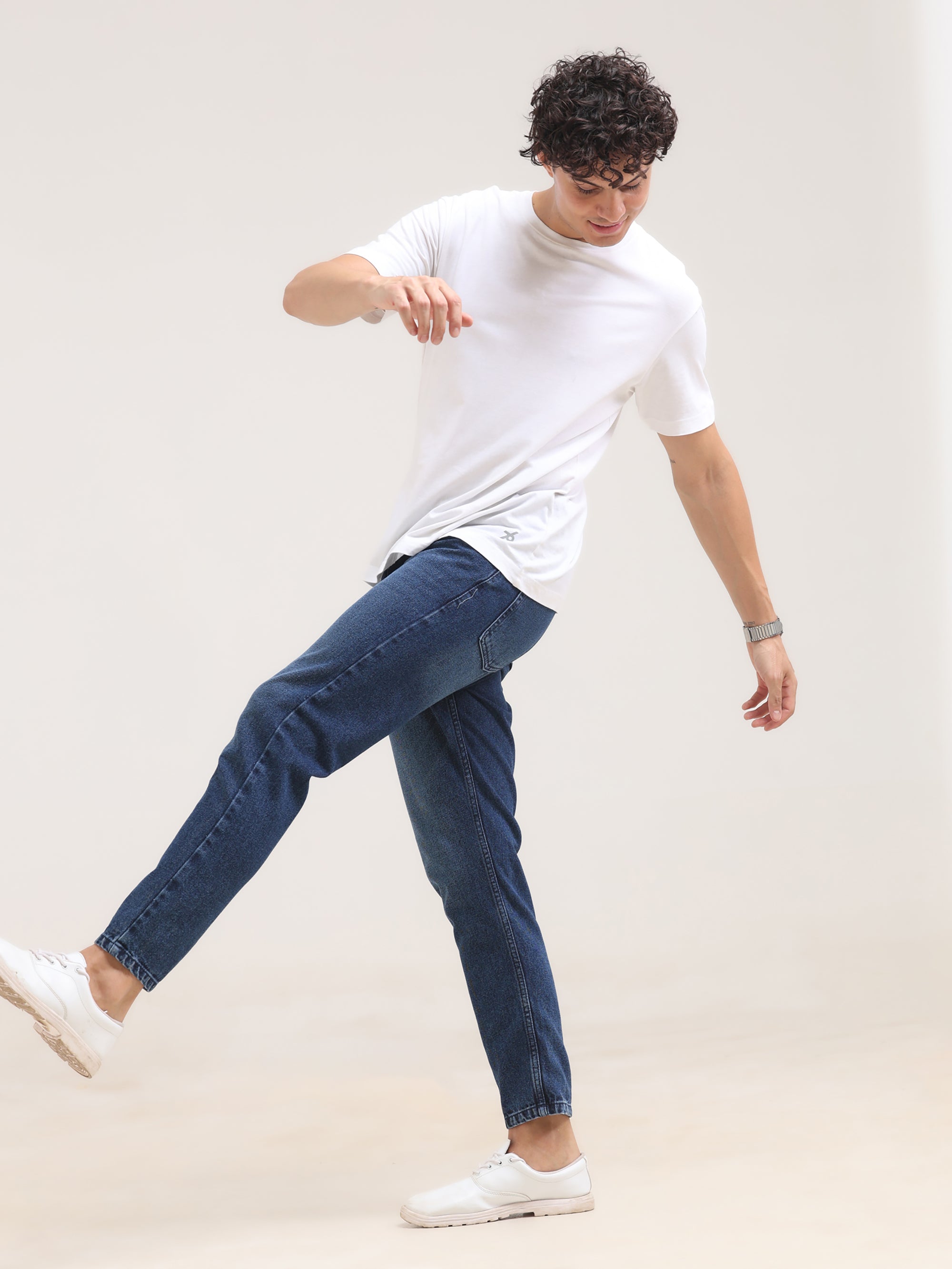 Dark Blue Comfort Fit Denim