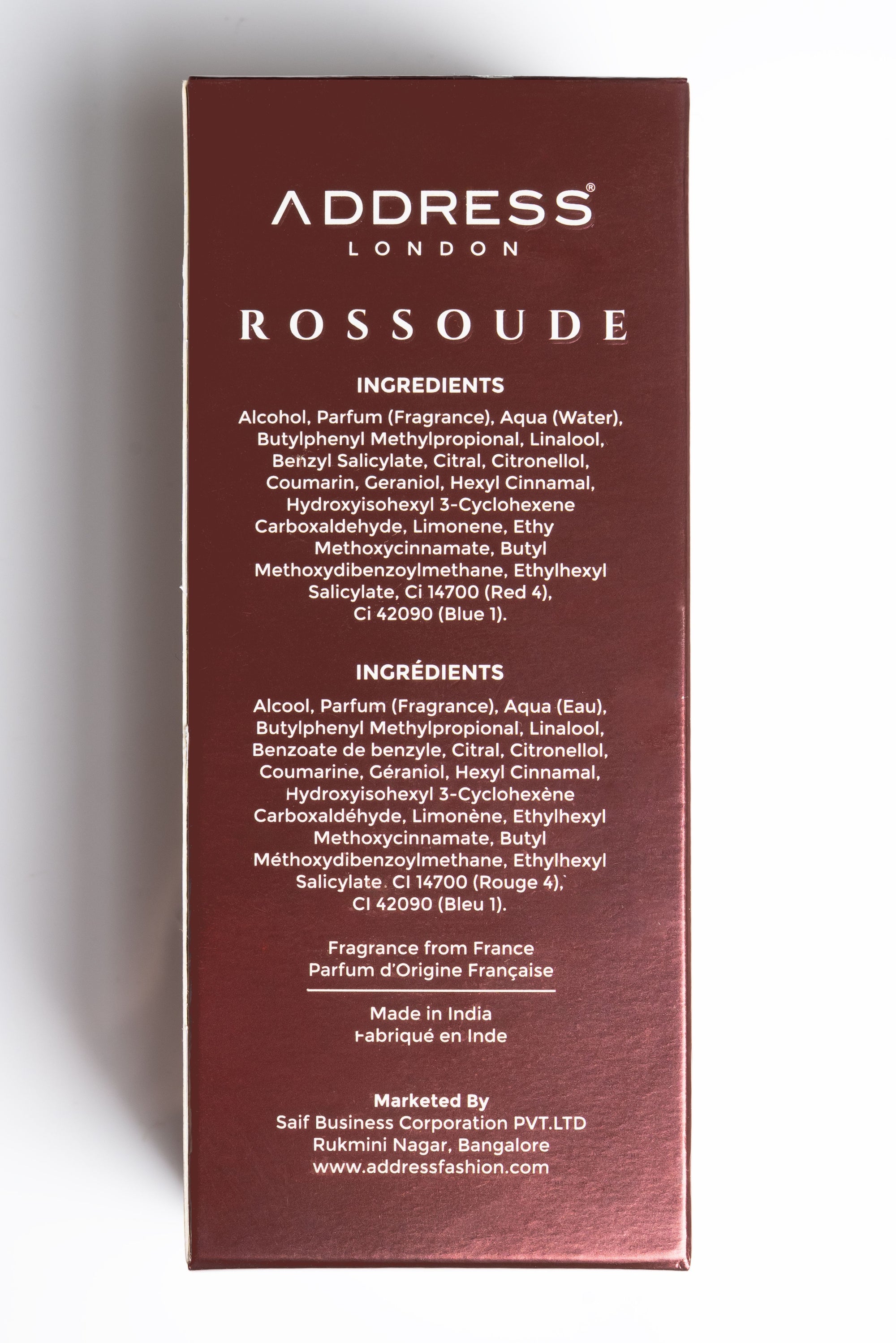 Rossoude Eau De Parfum – 50ML Perfume