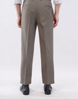 Korean 2 Pleat Olive Formal Pants
