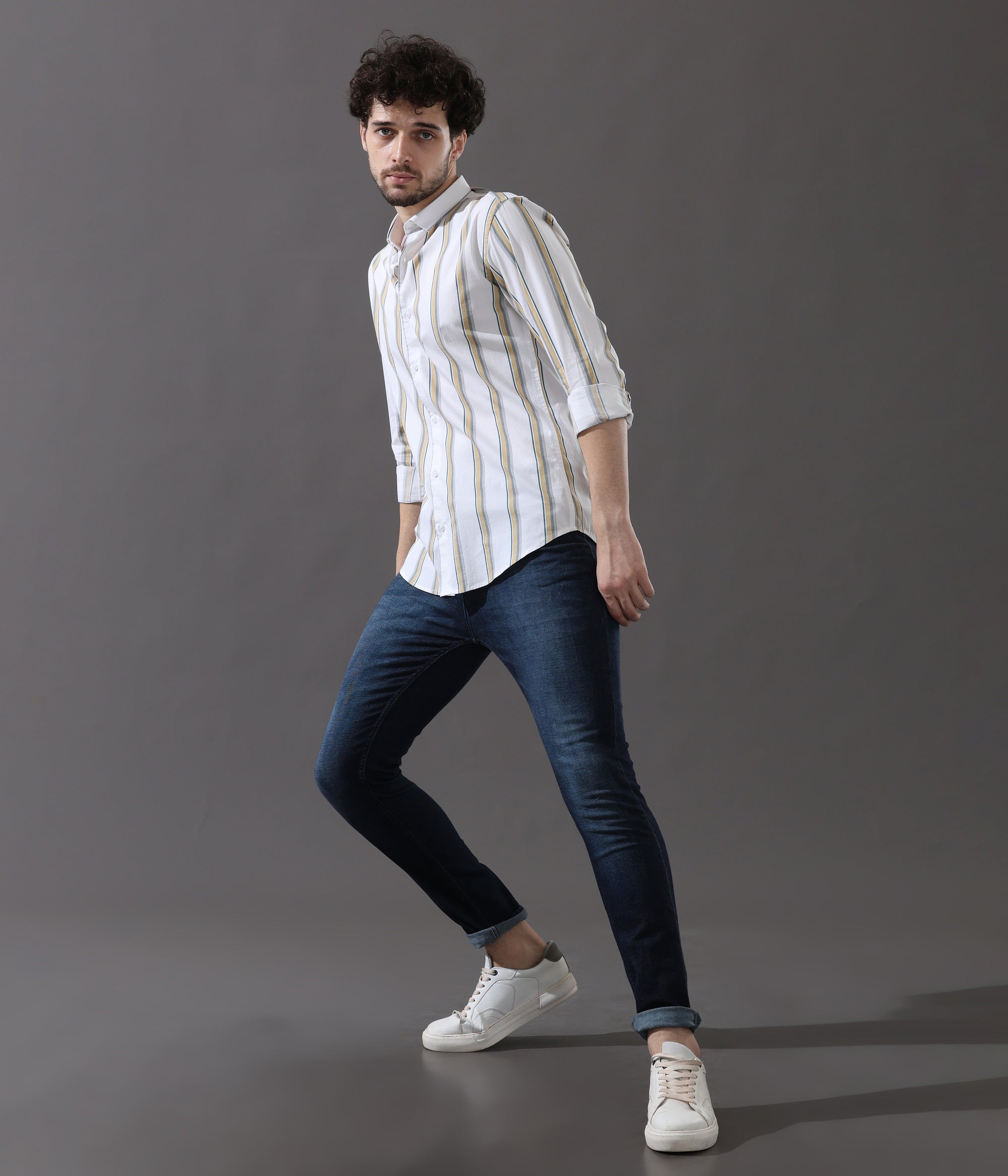 Mustard Stripe Shirt