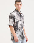 Coal Black Oversized Shirt
