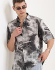 Coal Black Oversized Shirt