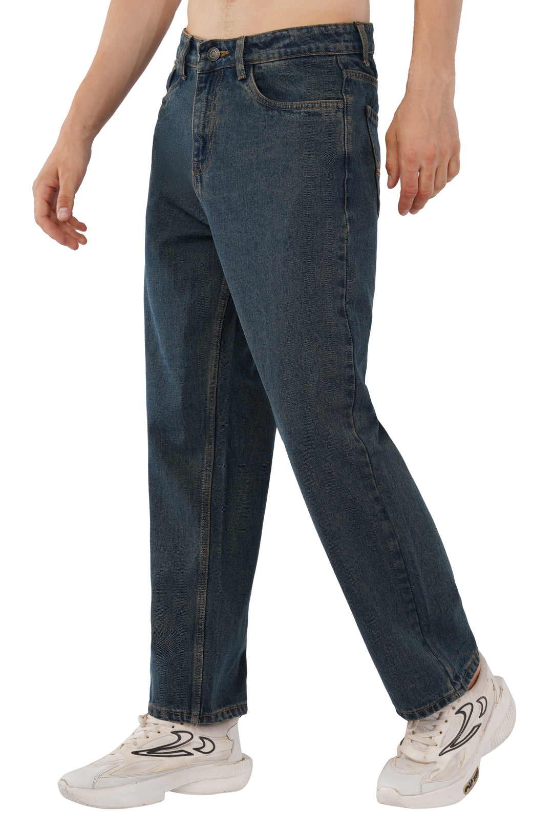 Straight Cut Deep Ocean Blue Denim Pants – Address Apparels