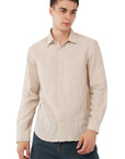 Relaxed Fit Off White Shirt