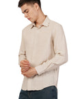 Relaxed Fit Off White Shirt