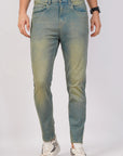Comfort Fit Vintage Blue Denim Pants