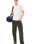 Straight Fit Dark Green Denim Pants