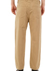 Beige Straight Fit Denim