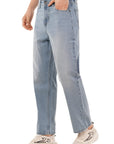 Straight Fit Arctic Blue Denim