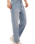 Straight Fit Arctic Blue Denim