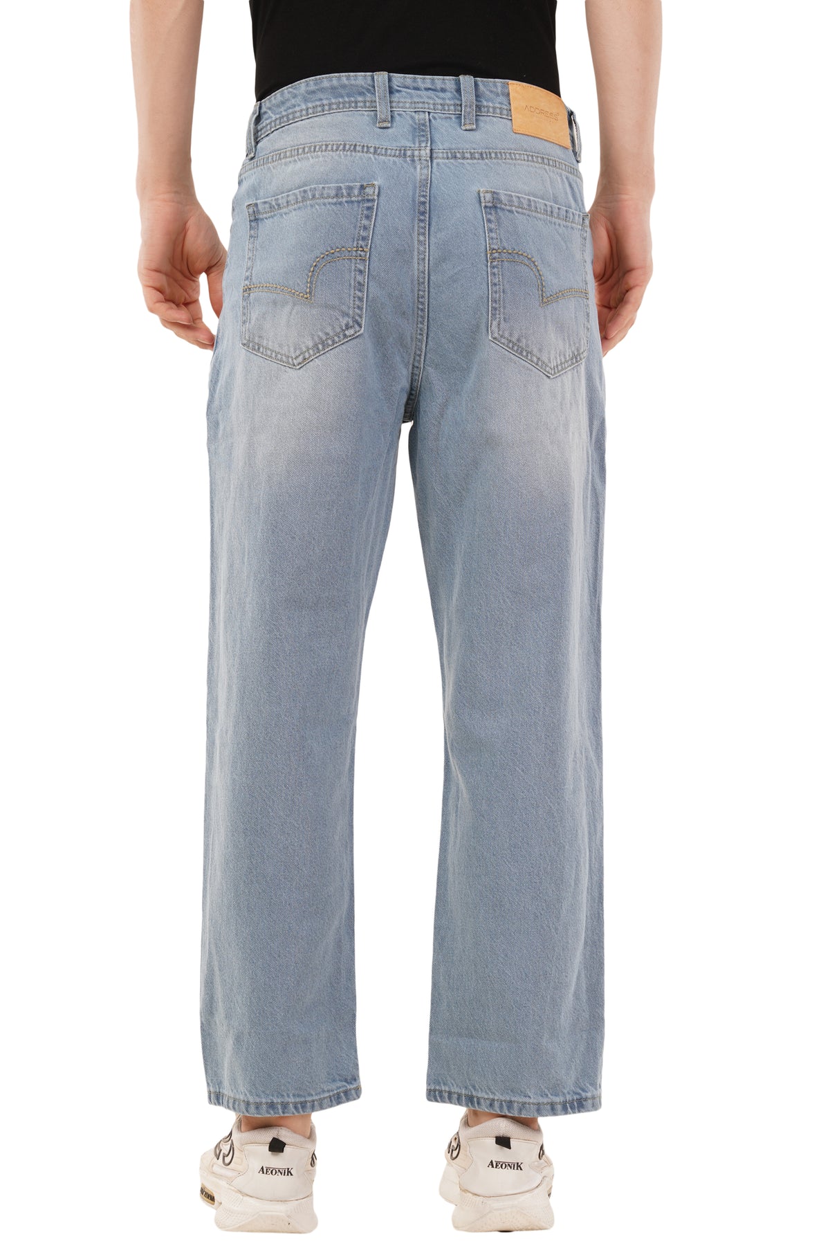 Denim Rtic Straight Fit Arctic Blue Denim – Address Apparels