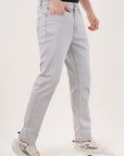 Light Gray Comfort Fit Denim Pants