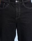 Dark Straight Fit Denim Pants