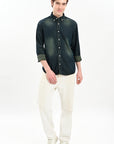 Vintage Blue Denim Relaxed Fit Shirt