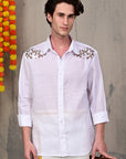 Meadow Vine Embroidered Relaxed Fit Shirt