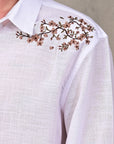 Meadow Vine Embroidered Relaxed Fit Shirt