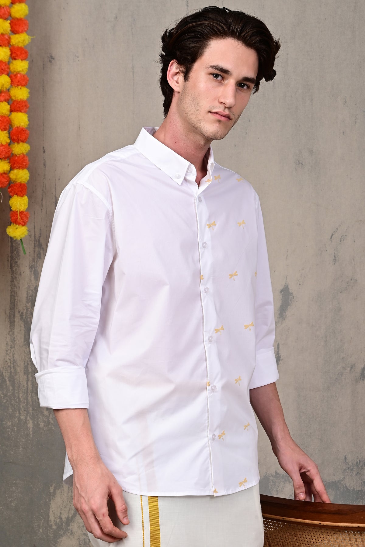 Dragonfly Drift Relaxed Fit Printed Shirt
