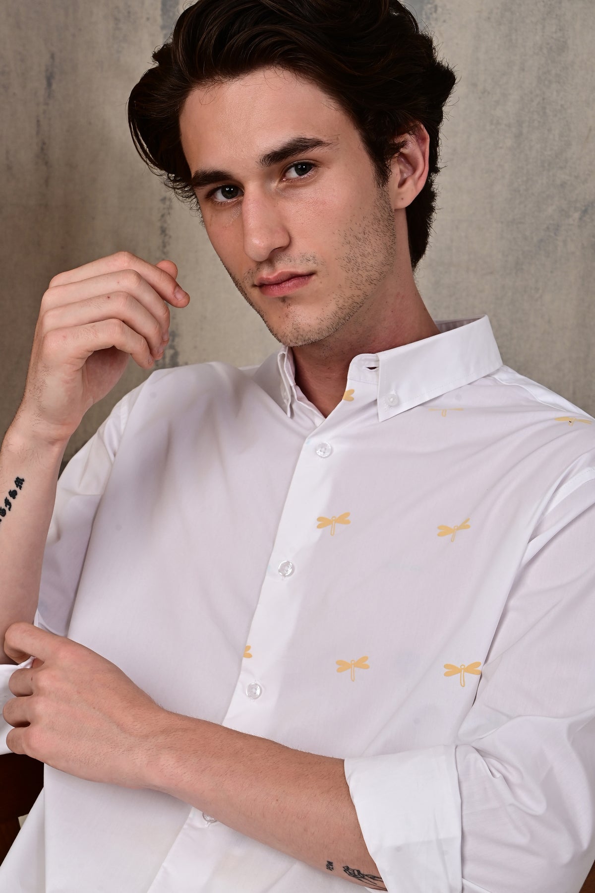 Dragonfly Drift Relaxed Fit Printed Shirt