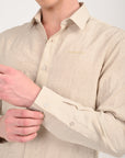 Relaxed Fit Off White Shirt