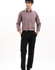 Elite Oxford Tapered Fit Full Sleeve Shirt – Old Lavender