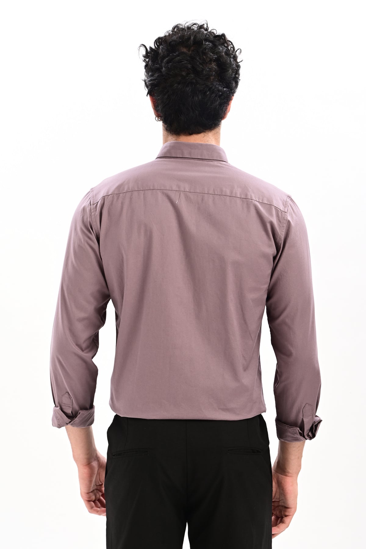 Elite Oxford Tapered Fit Full Sleeve Shirt – Old Lavender