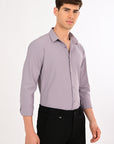 Lavender Stretch Slim Fit Shirt