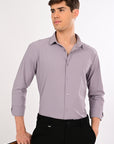 Lavender Stretch Slim Fit Shirt