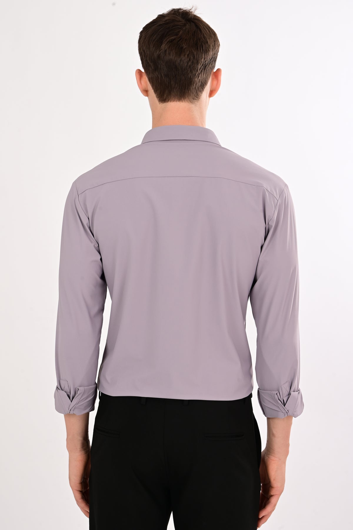 Lavender Stretch Slim Fit Shirt