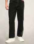 Dark Straight Fit Denim Pants