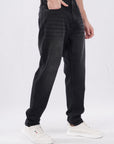 Comfort Fit Classic Black Denim Pants