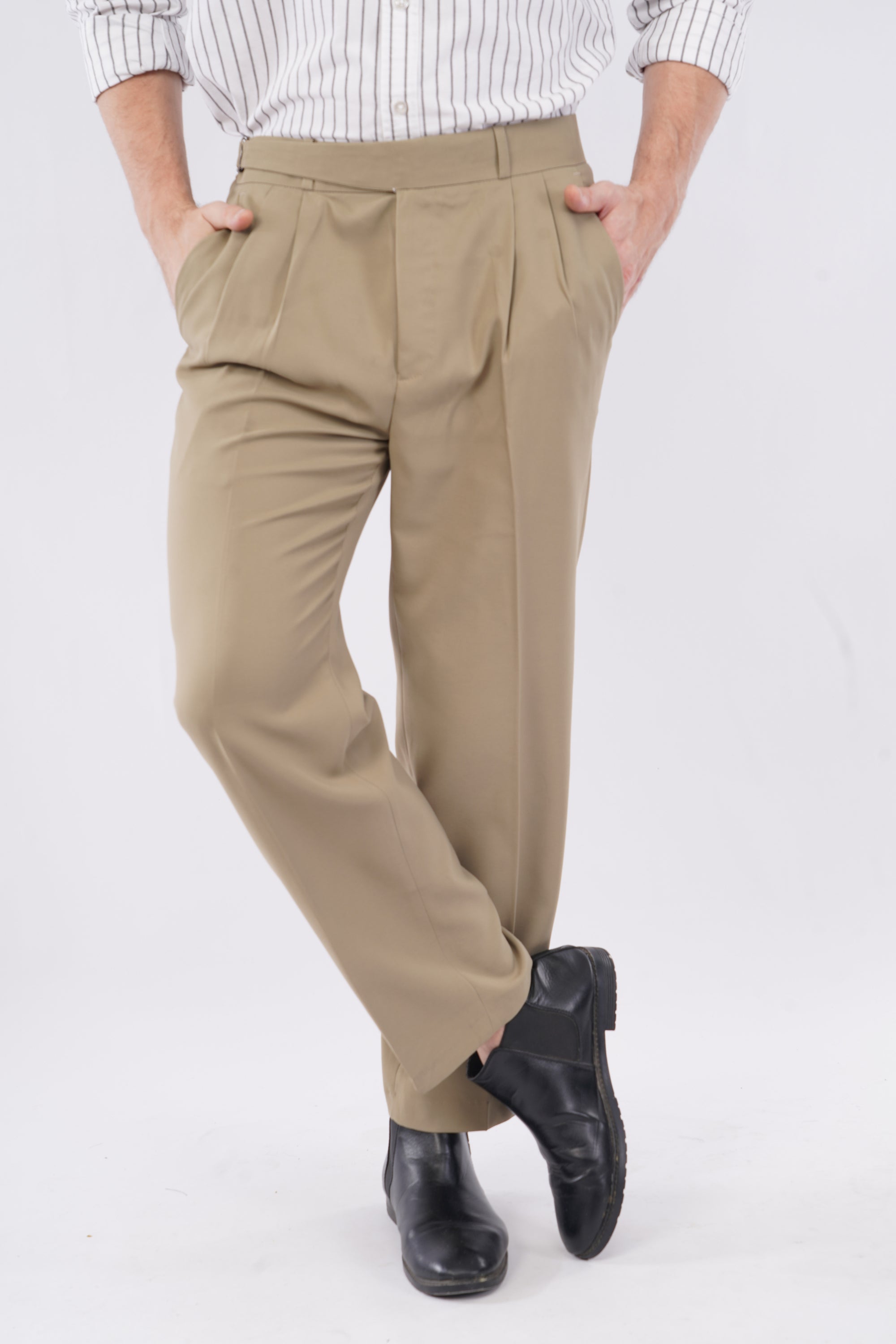 Korean Gurkha Formal Pants – Fawn
