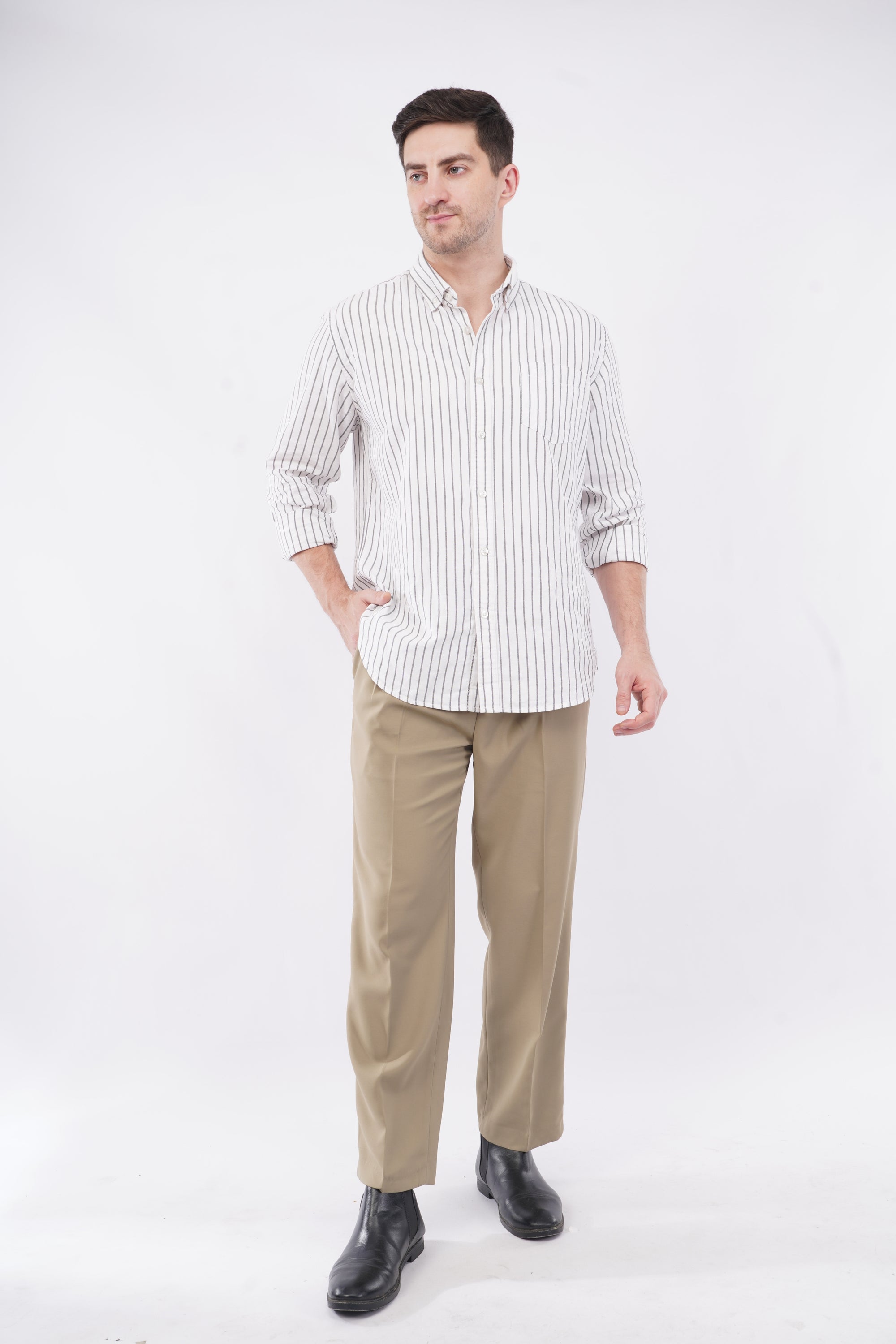 Korean Gurkha Formal Pants – Fawn