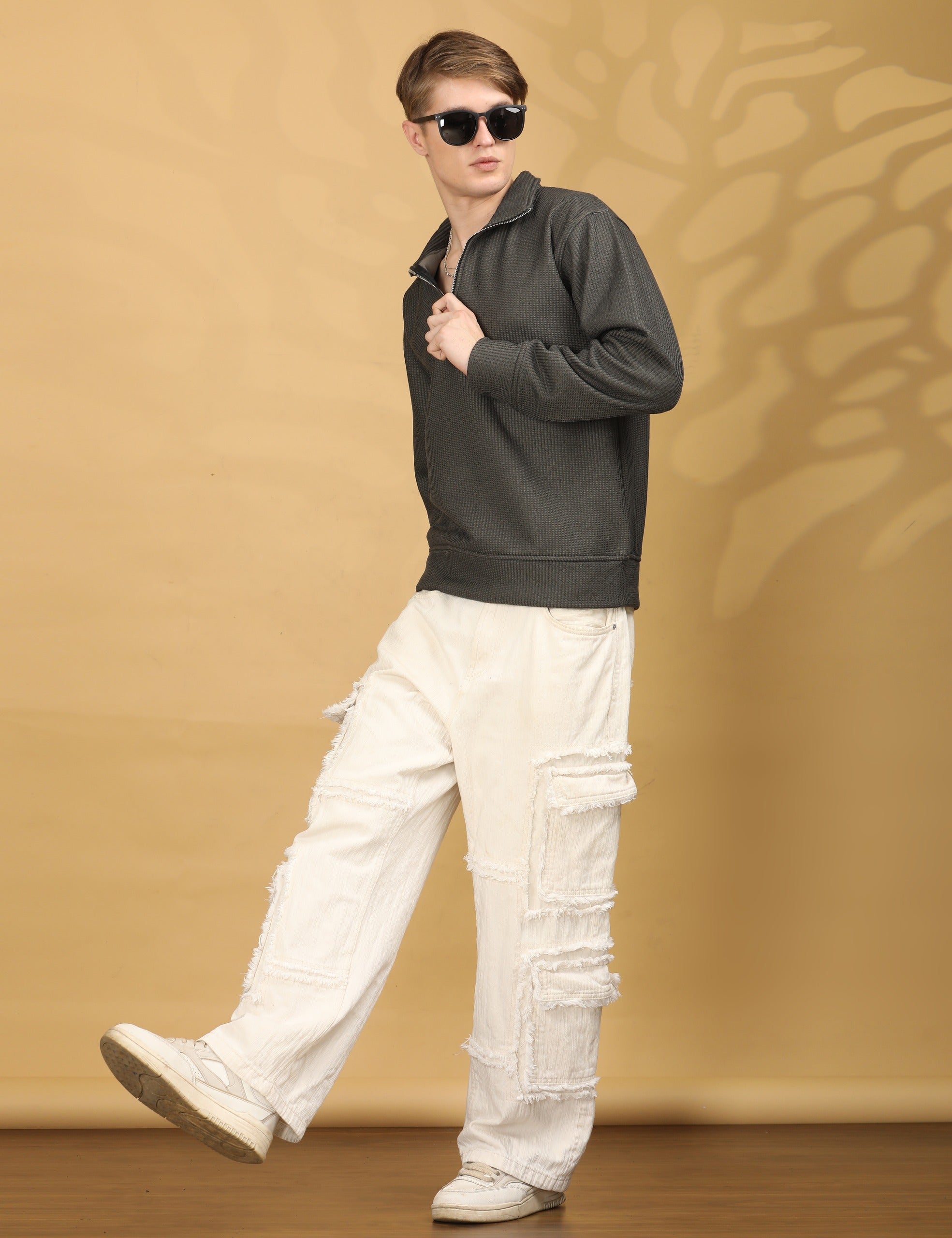 Sweatshirt Full Sleeve Regular Fit -Grey