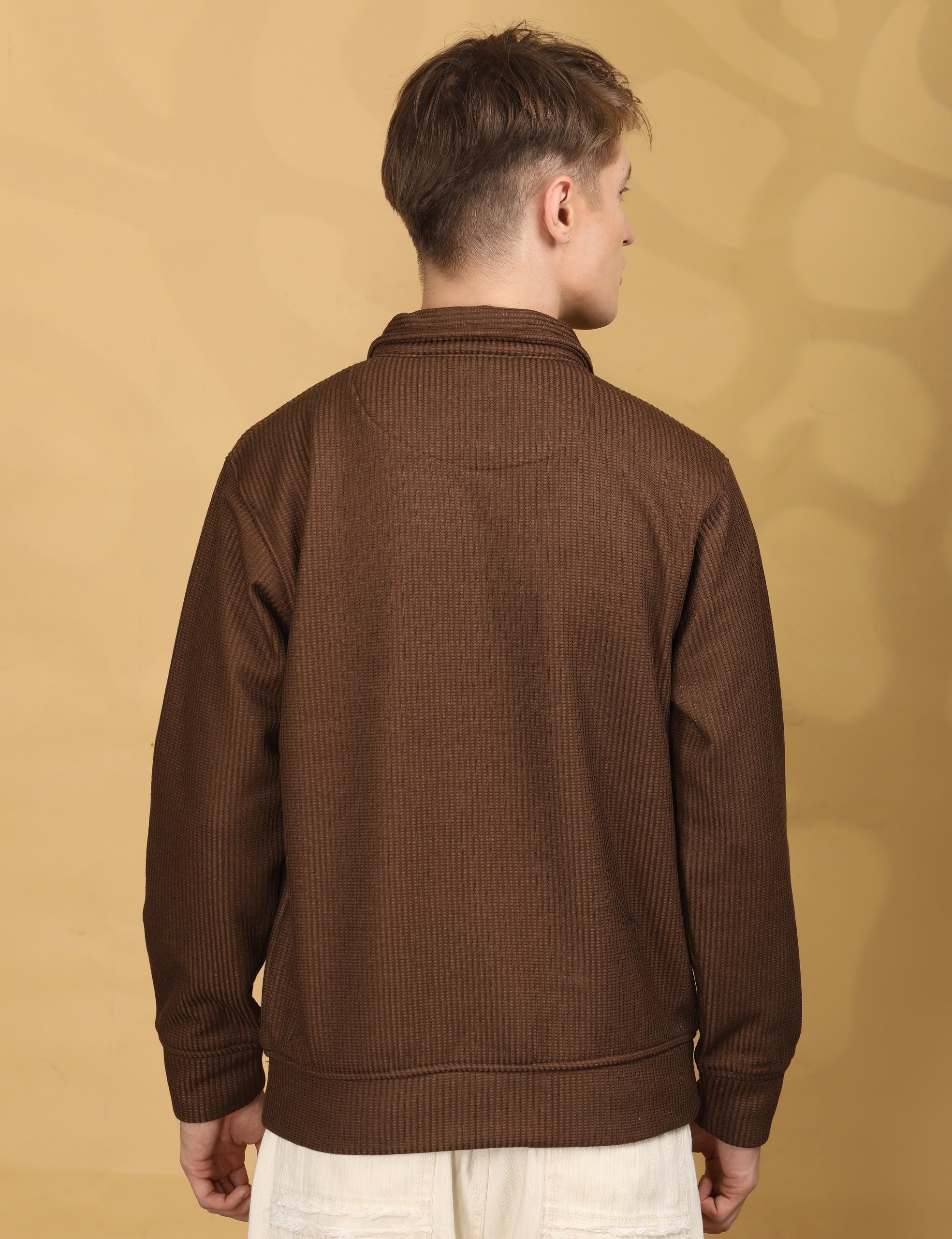 Sweatshirt Full Sleeve Regular Fit - Brown