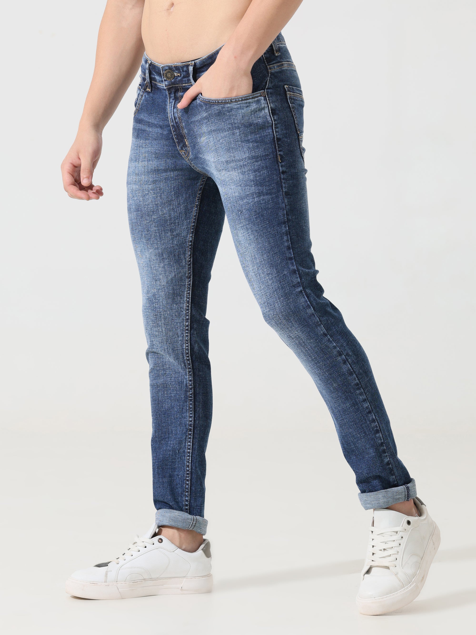 Blue Address denim Slim fit
