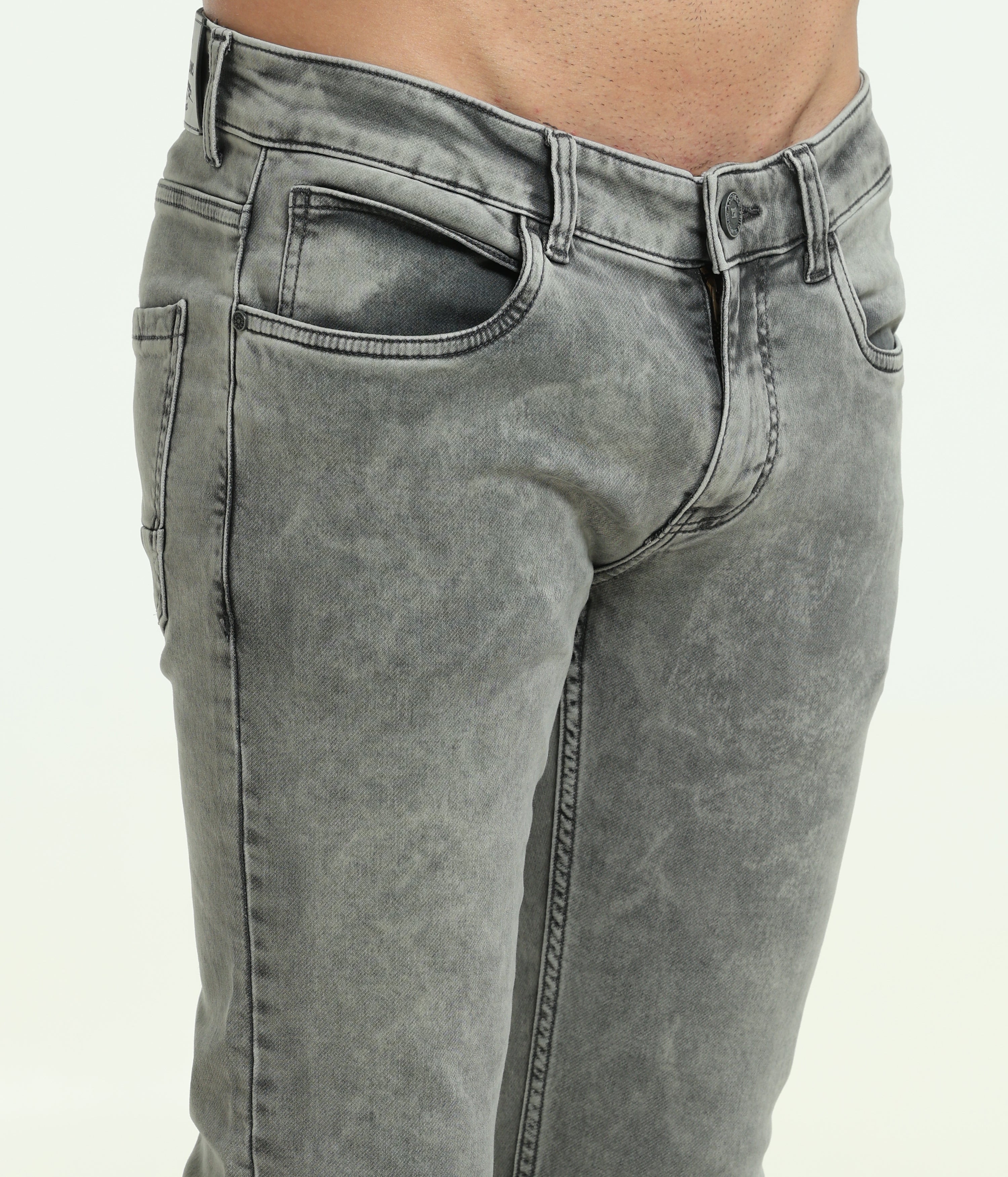 GREY COMFORT FIT DENIM