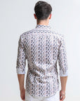 Creamy Elegance Slim Fit Full Sleeve